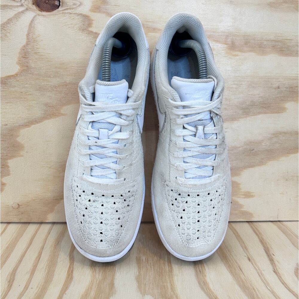 Nike - AF1 Ultra Flyknit Low - Sneakers - White - Men's - 10.5 - 817418-100 - Picture 7 of 9